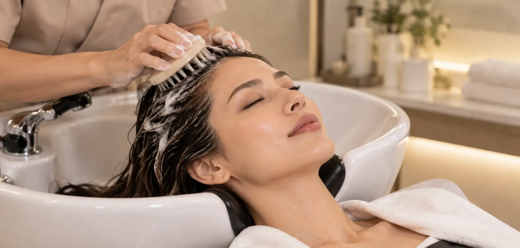 Hair & Scalp Therapy session at Nuvera Aesthetics