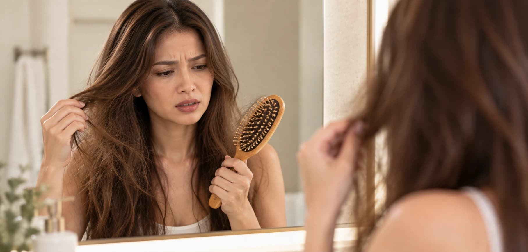 Scalp analysis during Hair & Scalp Therapy at Nuvera Aesthetics